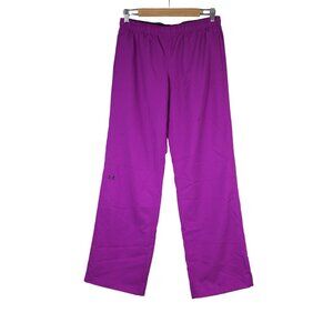 Under Armour women's semi fitted mesh lined straight leg‎ athletic track pants M
